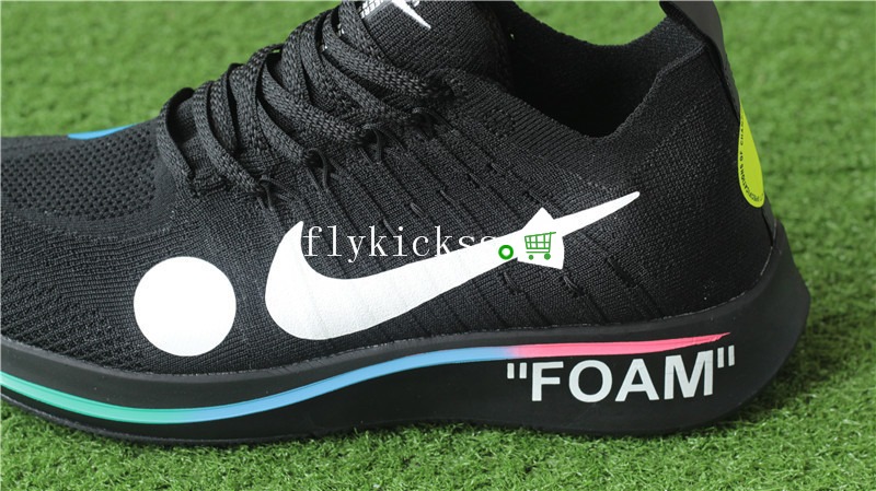 Off White x Nike Zoom Fly Mercurial Flyknit Black